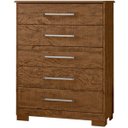 Ver imagem 3 de Cômoda 100% MDF 5 Gavetas Sofia Castanho