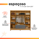 Ver mais imagens de Guarda Roupas Casal 8 Portas 4 Gavetas Montana