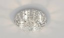 Ver imagem 2 de Plafon de Cristal Legitimo Redondo 30cm Sala Quarto Corredor Living Loft