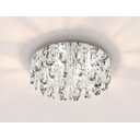 Ver imagem 2 de Plafon de Cristal Legitimo 30cm Quarto Sala Estar Living Hall Entrada Balcão