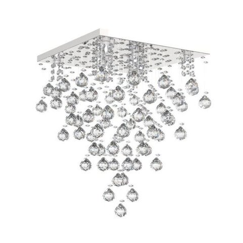 Lustre de Cristal Legitimo 42cm Sala de estar Mesa Jantar Quarto Living L301