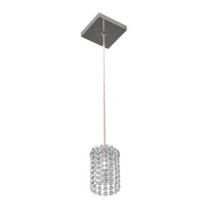 Luminária Pendente De Cristal 9cm Mesa Balcão Quarto Bancada Passa Prato