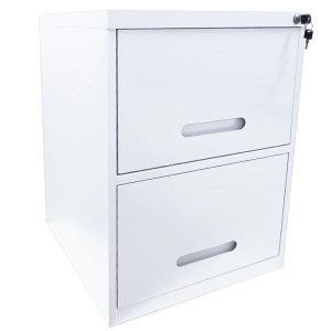 Arquivo de Aço 2 Gavetas Branco - Ultra Móveis
