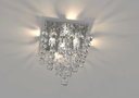 Ver imagem 3 de Lustre de Cristal Legitimo 32X32cm Sala Quarto Living Hall de Entrada