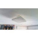 Ver imagem 5 de Plafon Rebatedor Vazado Quadrado 40cm Branco Quarto Sala de Estar Living