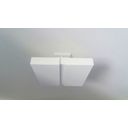 Ver imagem 2 de Plafon Rebatedor Vazado Quadrado 40cm Branco Quarto Sala de Estar Living