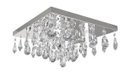 Ver imagem 1 de Lustre de Cristal Legitimo 32cm Sala de estar Mesa Jantar Quarto Living Hall de Entrada Ático