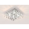 Lustre de Cristal Legitimo 32cm Sala de estar Mesa Jantar Quarto Living Hall de Entrada Ático - 2
