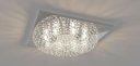Ver imagem 2 de Plafon Lustre de Cristal Legitimo Quadrado 50cm Sala Quarto Corredor Living Loft