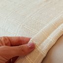 Ver imagem 3 de Manta Xale de Sofá e Poltrona 100% Algodão Branco Cru 140 x 170 (Solteiro)