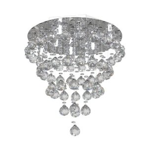 Lustre de Cristal Legitimo 40cm Sala de estar Mesa Jantar Quarto Living