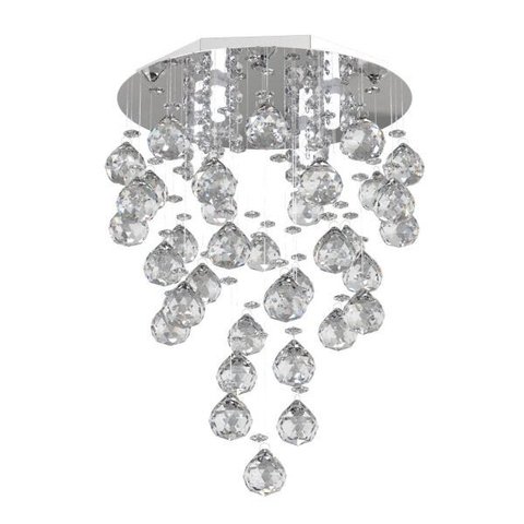 Lustre de Cristal Legitimo 30cm Sala de estar Mesa Jantar Quarto Living Contemporâneo L401