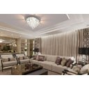 Ver imagem 3 de Plafon Lustre de Cristal Legitimo 40cm Sala Estar Jantar Quarto Living