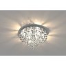 Plafon Lustre de Cristal Legitimo 40cm Sala Estar Jantar Quarto Living - 2