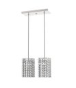 Ver imagem 1 de Luminária Pendente de Cristal Legitimo L30X12cm Mesa Balcão Quarto Bancada Passa Prato