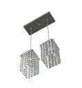 Ver imagem 2 de Luminária Pendente de Cristal Legitimo L30X12cm Mesa Balcão Quarto Bancada Passa Prato