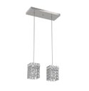 Ver imagem 1 de Pendente de Cristal Legitimo L30X12cm Mesa Balcão Quarto Bancada Passa Prato