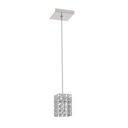 Luminária Pendente De Cristal 7cm Mesa Balcão Quarto Bancada Passa Prato - 1