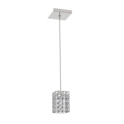 Luminária Pendente De Cristal 7cm Mesa Balcão Quarto Bancada Passa Prato