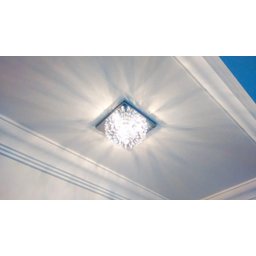 Plafon Lustre de Cristal Legitimo Quadrado 23cm Lavabo Corredor Hall Sala Loft - 4