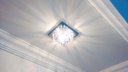 Ver imagem 4 de Plafon Lustre de Cristal Legitimo Quadrado 23cm Lavabo Corredor Hall Sala Loft