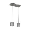 Ver imagem 1 de Luminária Pendente De Cristal 30x12cm Mesa Balcão Quarto Bancada Passa Prato