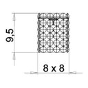 Ver imagem 3 de Luminária Pendente De Cristal 30x12cm Mesa Balcão Quarto Bancada Passa Prato