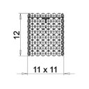 Ver imagem 4 de Luminária Pendente De Cristal L30x12cm Mesa Balcão Quarto Bancada Passa Prato