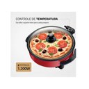 Ver imagem 7 de Panela Elétrica Mondial Multifuncional com Grill Redonda Multicook Red 1200w 220v - Pe-28