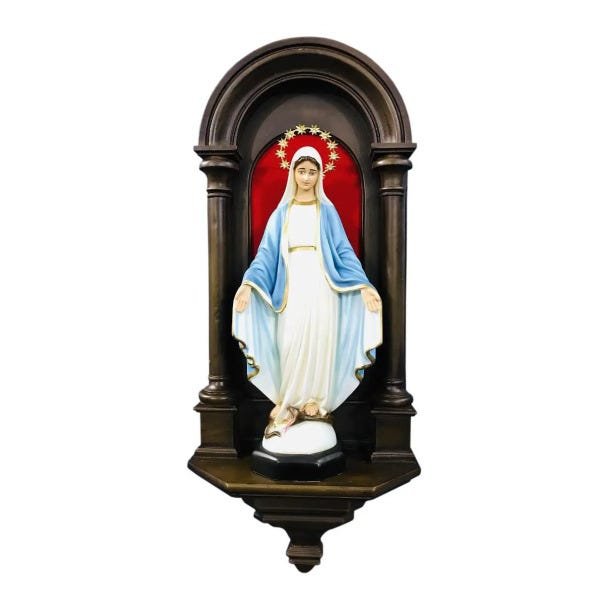 ORATORIO DE PAREDE RESINA PARA IMAGEM DE SANTO - 1
