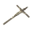 Ver imagem 1 de Crucifixo de Metal Dourado Parede Elegante 25 cm