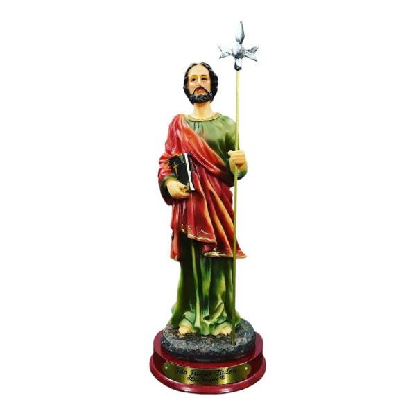 Imagem Escultura Sao Judas Tadeu 20 Cm Tradicional Resina - 1