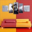 Ver imagem 5 de Quadro Decorativo The Witcher Games Jogos Quartos Salas Interiores Mosaico 5 Peças Com Moldura