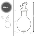 Ver imagem 4 de Kit 50 Jarra Porta Shoyu Amassada Sushi Branco com Bico Dosador