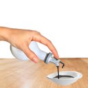 Ver imagem 3 de Kit 50 Jarra Porta Shoyu Amassada Sushi Branco com Bico Dosador