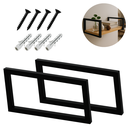 Ver imagem 2 de Suporte Prateleira Simples 30cm 2 Peça Estilo Industrial