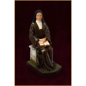 IMAGEM RESINA SANTA TEREZINHA 19 CM COLORIDA