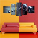 Ver imagem 4 de Quadro Decorativo Destiny Games Jogos Quartos Salas Interiores Mosaico 5 Peças Com Moldura