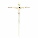 Ver imagem 2 de Crucifixo de Metal Dourado Parede Pequeno 19 cm