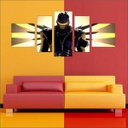 Ver imagem 2 de Quadro Decorativo Overwatch Games Jogos Quartos Salas Interiores Mosaico 5 Peças Com Moldura