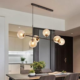 Lustre Pendente Orion Dourado Moderno com 3 Cores de Luz Bivolt - 1