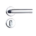 Ver imagem 1 de Fechadura Linha 1400 - Externa - Capri - Roseta Inox Polido