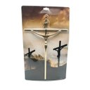 Ver imagem 4 de Crucifixo de Metal Dourado Parede Grande 28 cm