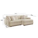 Ver imagem 2 de Sofá Cama Inova 230 Cm Braço 15 Cm Retrátil e Reclinável Meu Sofá Online
