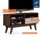 Ver imagem 5 de Rack para Tv até 50 Polegadas 1 Porta Houston Valdemóveis Chocolate/off White