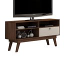 Ver mais imagens de Rack para Tv até 50 Polegadas 1 Porta Houston Valdemóveis Chocolate/off White