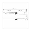 Ver imagem 3 de Kit 4 Faca Churrasco Tramontina Ipanema Inox Azul 5"