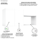 Ver imagem 4 de Armário Aéreo de Cozinha 2 Portas 120cm Branco Mdf Rafaro