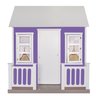 Casinha Infantil com Varanda e Janela 1,60 cm Roxo - 3