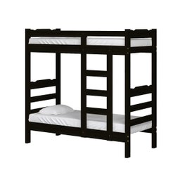 Beliche Quarto Solteiro Recife Cor Preto - 3 Beliche Quarto Solteiro Recife Cor Preto - 3